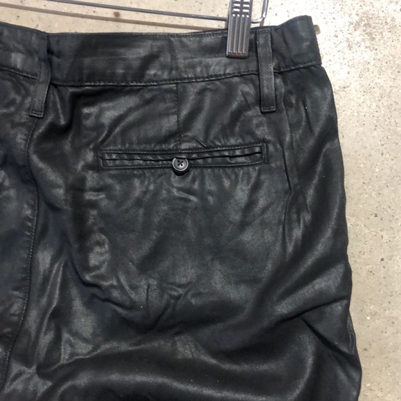 Adriano Goldschmied Tristan Super Black Leatherette Tailored Trousers - Picture 5 of 10